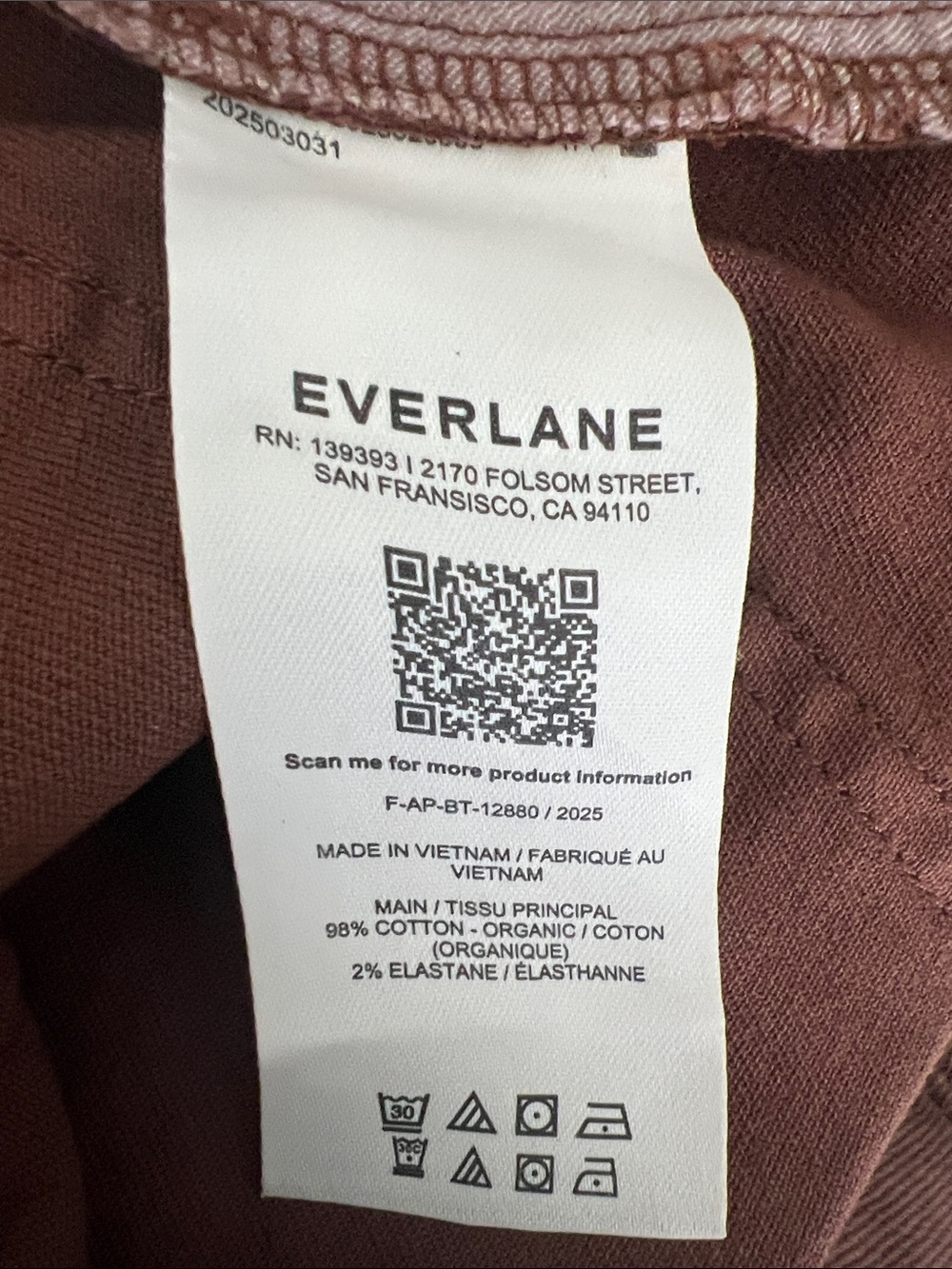New Everlane THE UTILITY STRAIGHT-LEG PANT in Rosewood Size 6L - Picture 10 of 14
